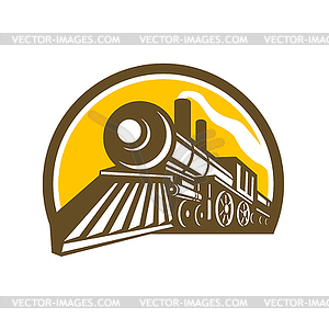 Иконка Steam locomotive Train - векторный клипарт / векторное изображение
