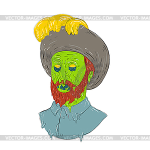 Marquis Conquistador Grime Art - vector clipart