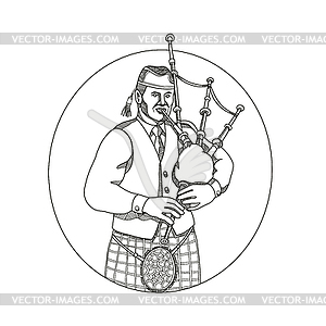 scottish bagpipes clipart