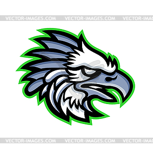 American Harpy Eagle Mascot - vector clipart