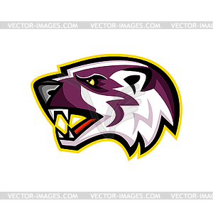 American Badger Mascot - vector image