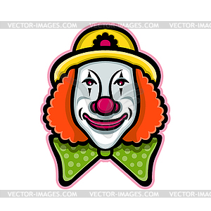 Circus Clown Mascot - vector clip art