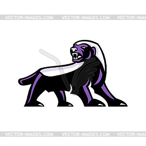 Honey Badger Full Body Mascot - royalty-free vector image