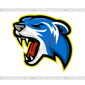 Angry Polecat Mascot - vector clip art