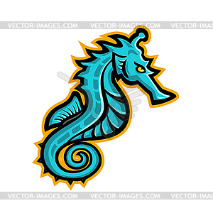 Seahorse Mascot - vector image