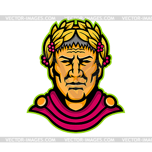 Gaius Julius Caesar Mascot - vector clipart