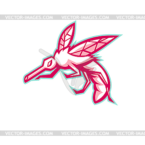 Mosquito Mascot - vector EPS clipart