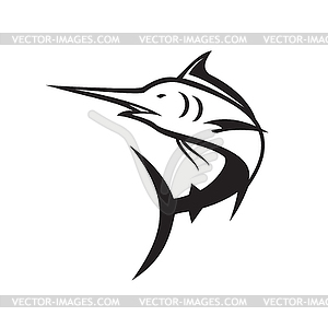 Blue Marlin Icon - vector clipart