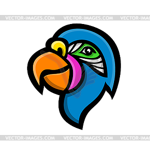 Parrot Head Mascot - vector image