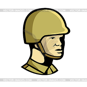 Chinese Communist Soldier Icon - vector image