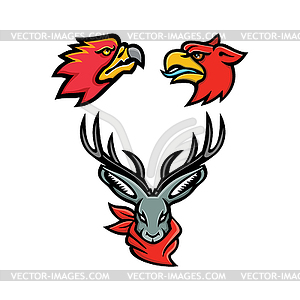 Mythical Creatures Mascot Collection - vector clip art
