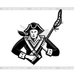 Native American Lacrosse Player Shield Stock Vector Image & Art