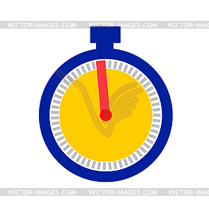 Stopwatch Icon - color vector clipart