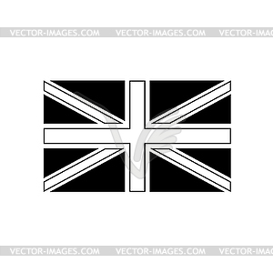 National Flag of Country or Nation of Great - vector clipart