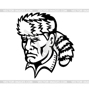 davy crockett clipart