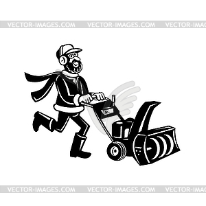 snow blower clipart