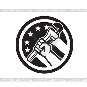 pipe wrench vector clip art