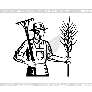 wheat stalk drawing