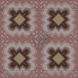 Seamless pattern in cocoa hues - vector image