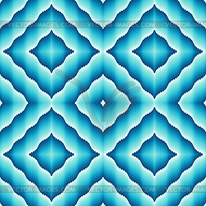 Light blue ornamental seamless pattern - vector clip art