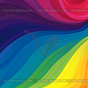 Шаблон с видимых цветов спектра - цветной векторный клипарт
