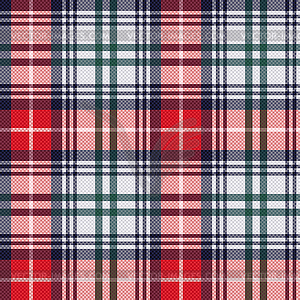 Tartan seamless texture in red and light grey hues - vector clip art