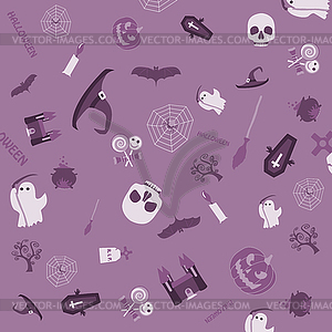 Halloween background - vector image