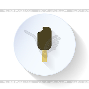 Ice Cream flat icon - vector clip art