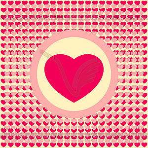 Love heart - vector clip art