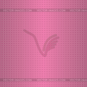 Dotted pink pattern - vector image