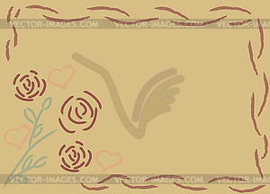 Greeting card - vector clipart