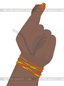 Female hand - vector clipart / vector image