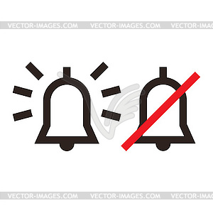 Alarm icon - vector EPS clipart