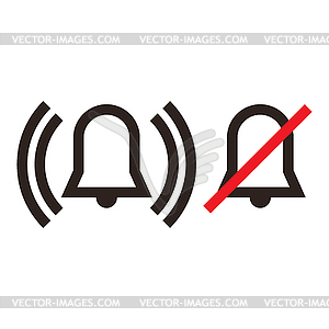 Alarm icon  - vector clipart