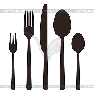 Cutlery symbols - vector clipart