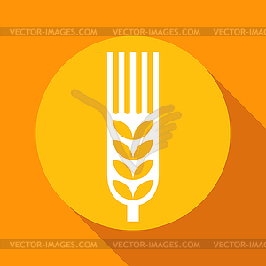 Wheat sign - vector clipart