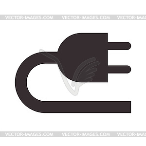 Plug icon - stock vector clipart