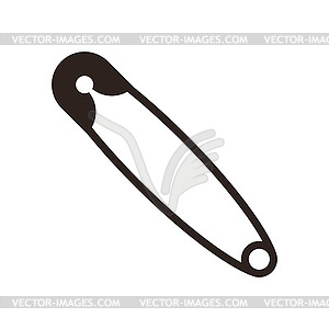 Safety pin - vector image