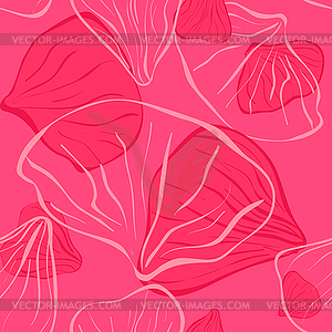Pink seamles with flower petal - vector image