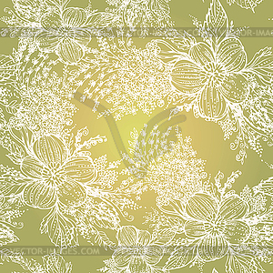 Graphics, artistic, stylized seamless pattern - vector clip art