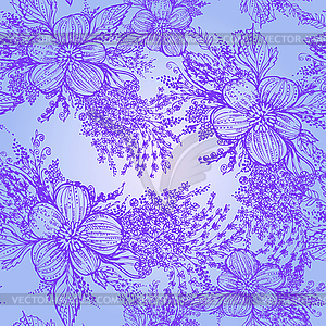 Graphics, artistic, stylized seamless pattern - vector clipart