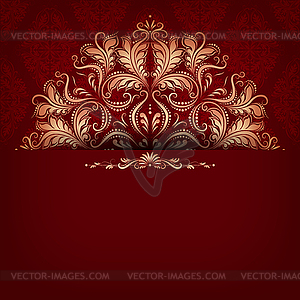Элегантный филигрань орнамент на бесшовные - стоковое векторное изображение