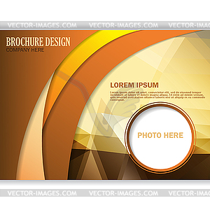 Background concept design for brochure - vector clip art