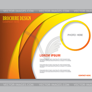 Background concept design for brochure - vector image