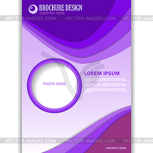 Presentation of business poster - vector image