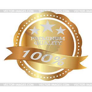 Guarantee label - vector clipart