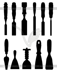 Chisels - vector clipart