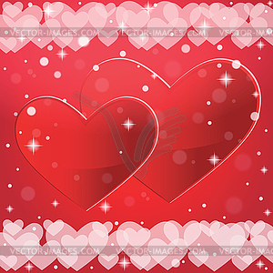 Abstract background to the Valentine's day.  - vector EPS clipart