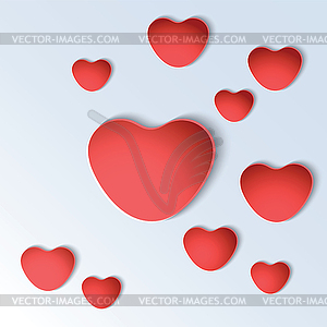 Heart shapes - vector EPS clipart
