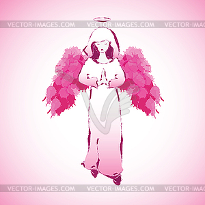 Angel image - vector image